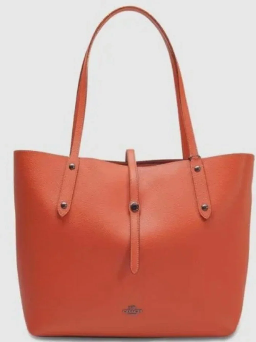 Coach Coral Turnlock Tote Bag